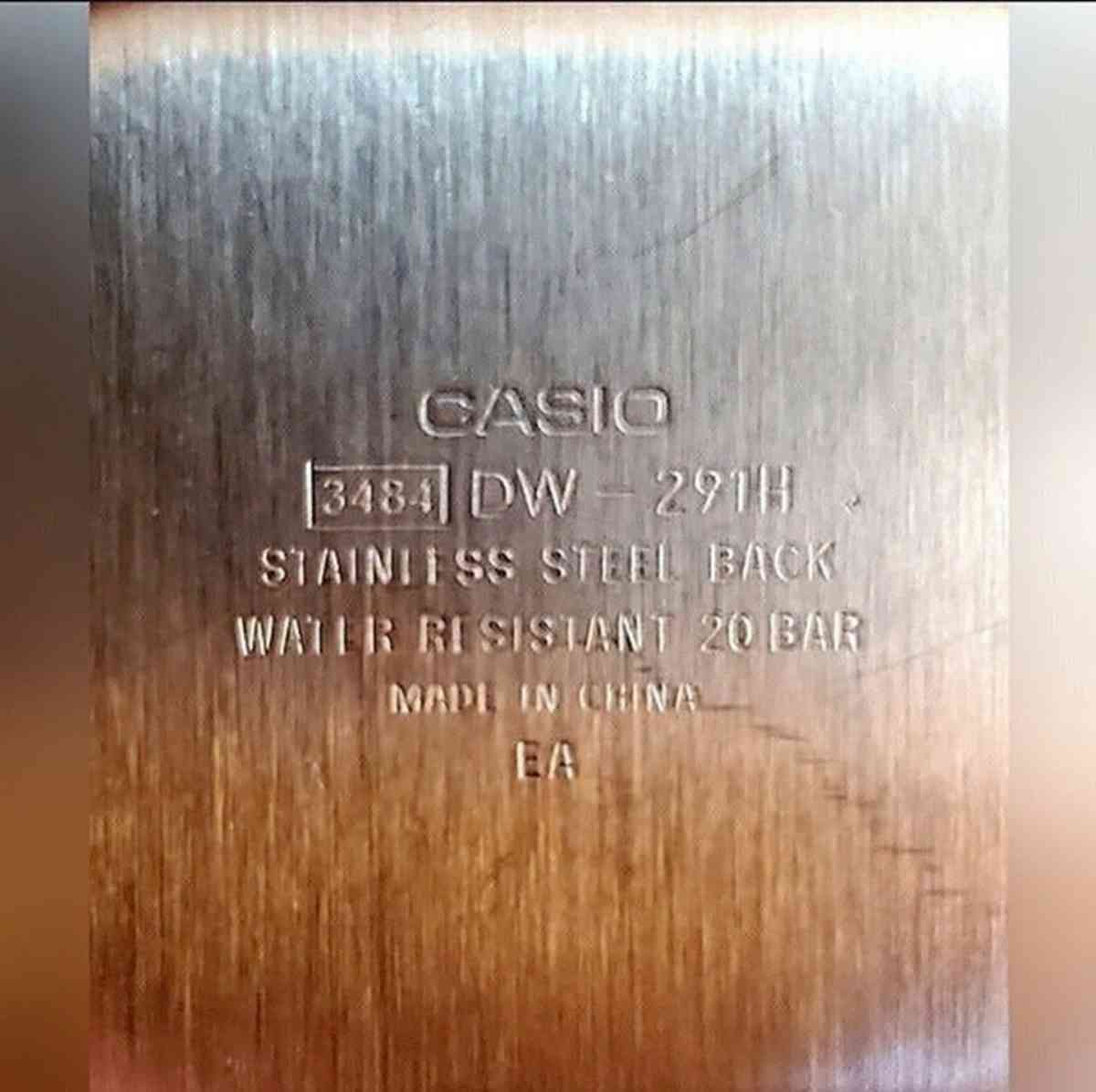 Casio Mens Digital Quartz 10 Year Batt200m Black Resin Watch