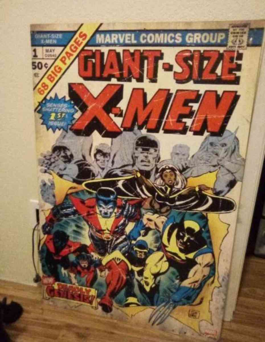 Giant Size XMEN plaque