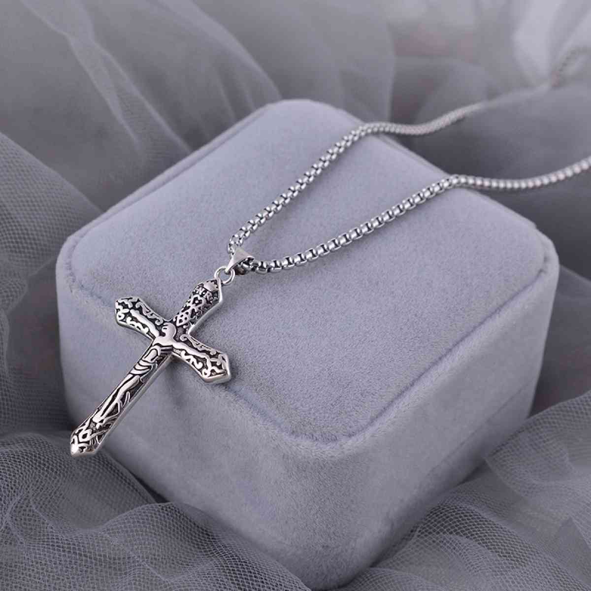 Sterling Silver Cross Necklace