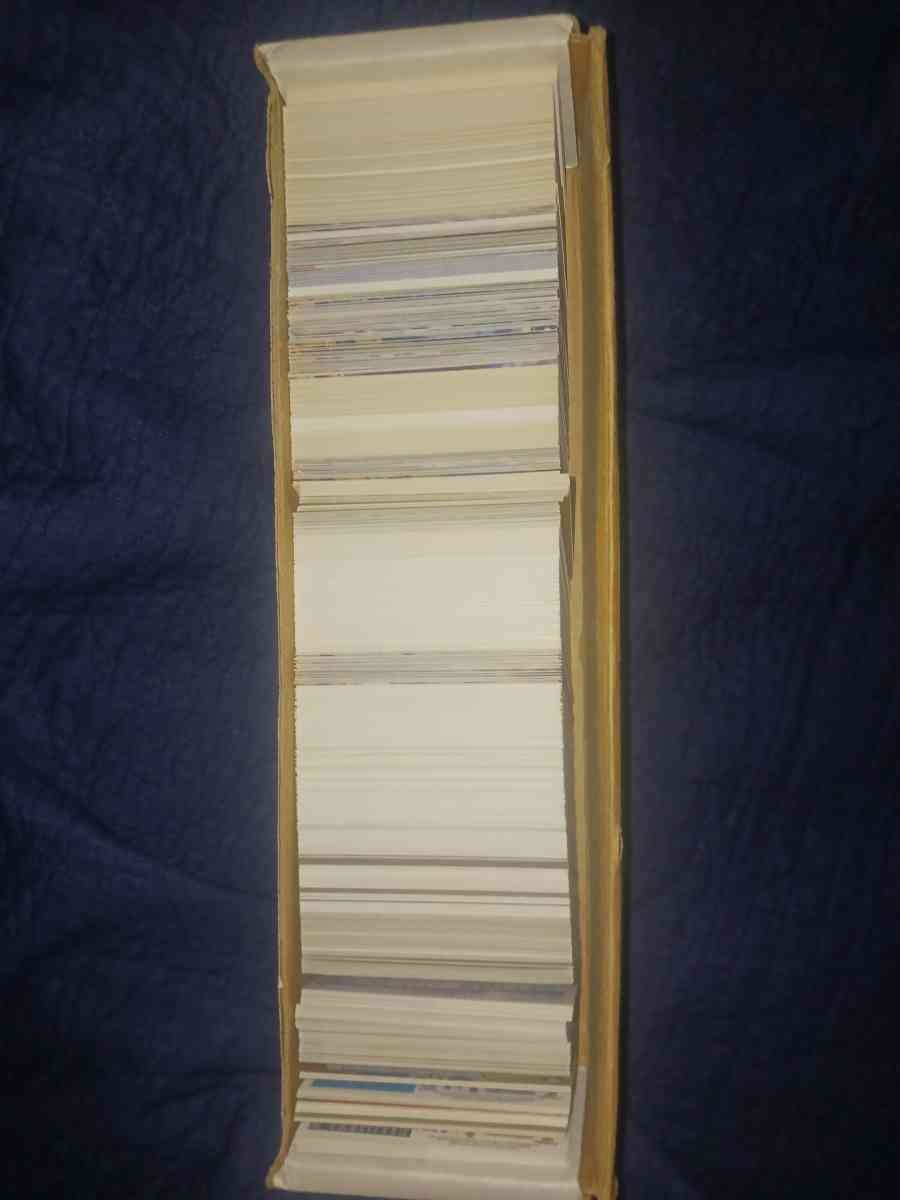 Baseball Football and Basketball cards