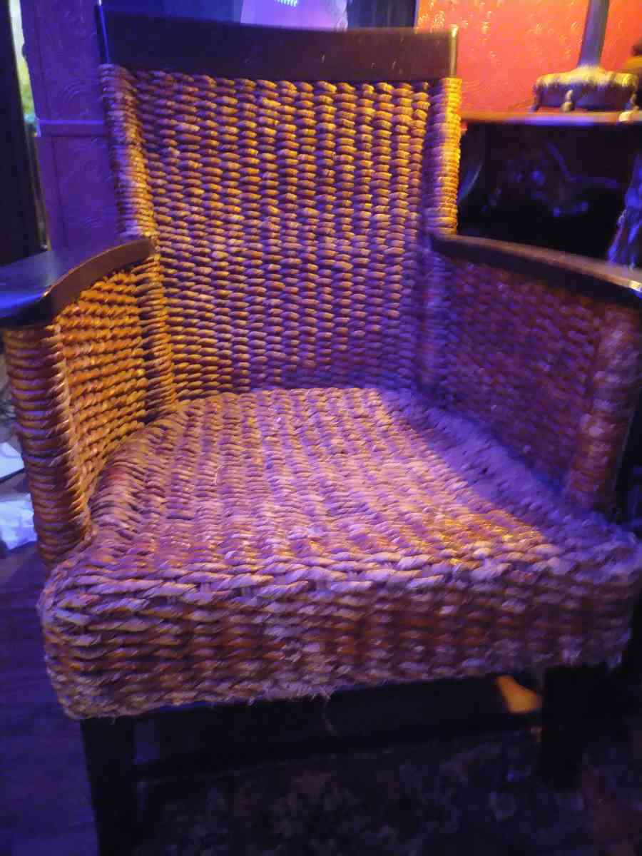 Bamboo chair and table