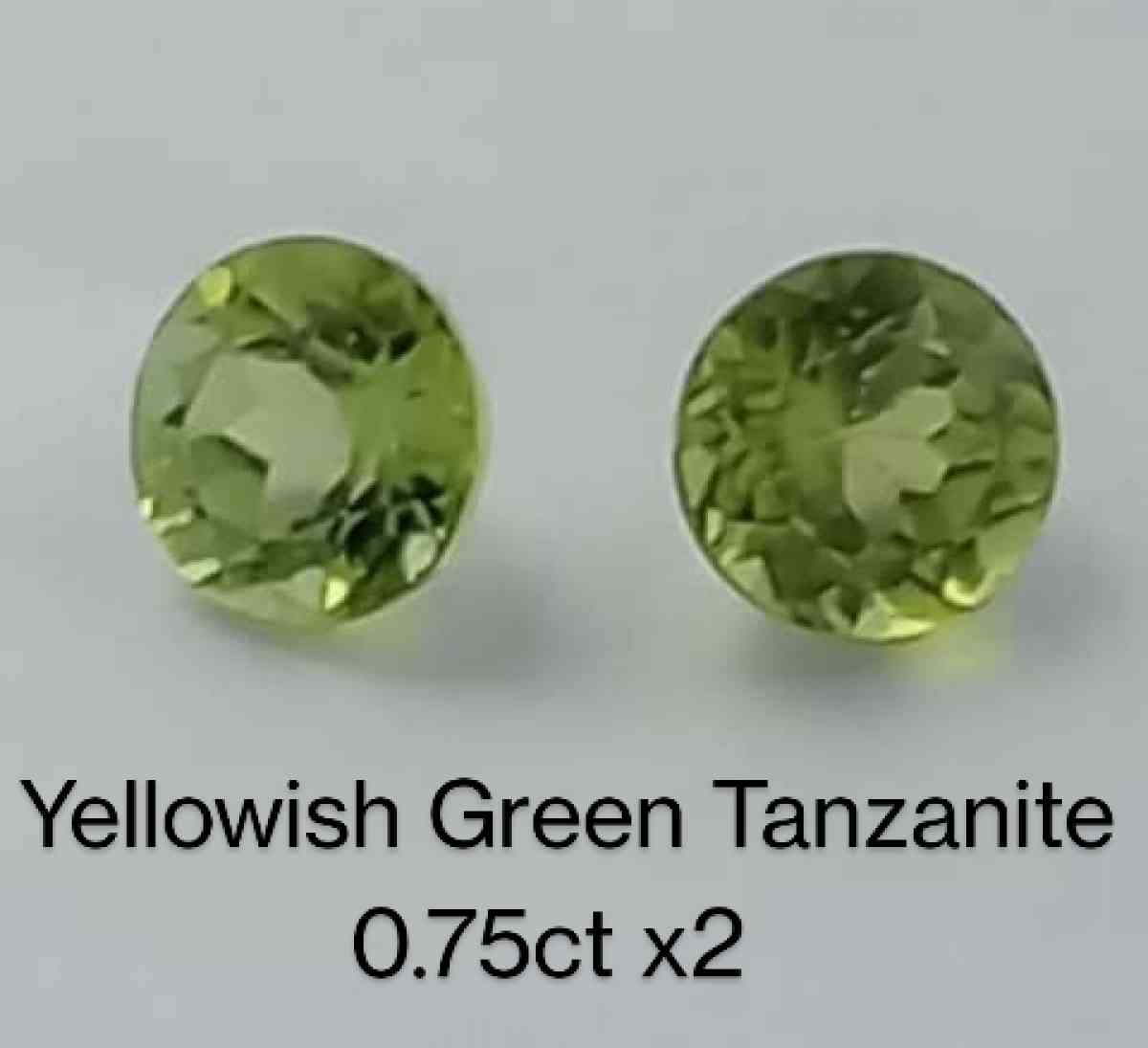 Rare 075ct Apple Green Tanzanite