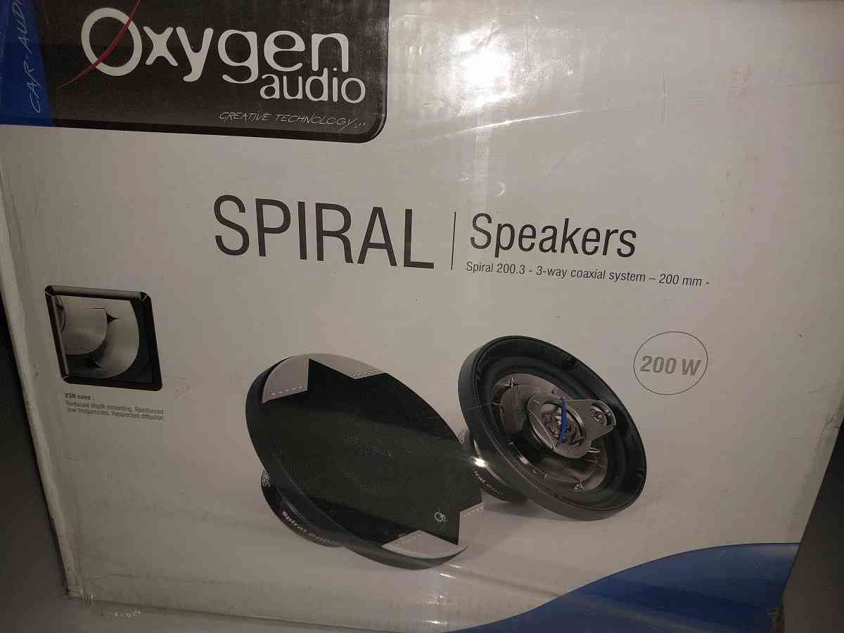 New Oxygen 8 speakers