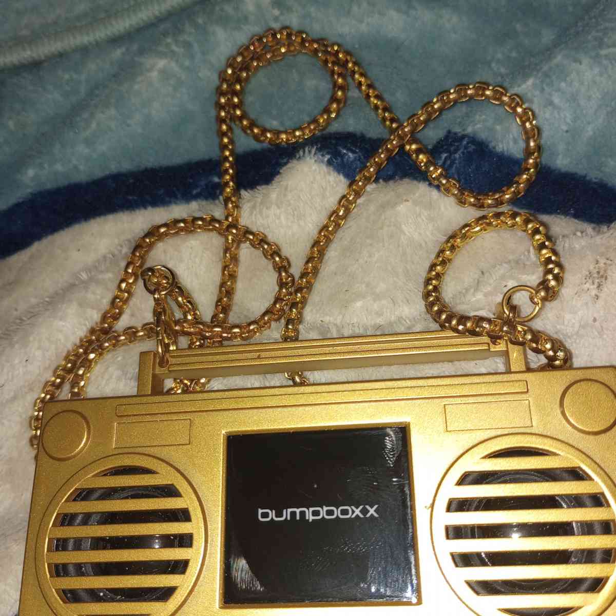 awesome like new Gold MICROBOOM BUMPBOXX