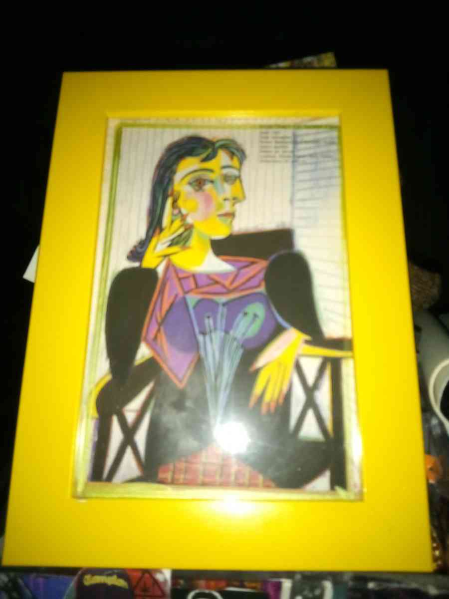 Framed Picasso art two in set