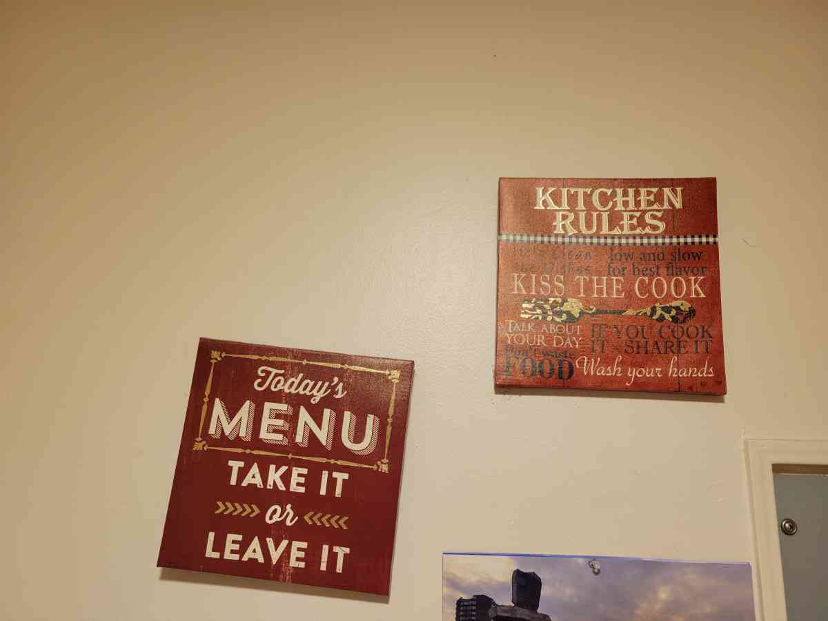 kitchen wall canvas picture