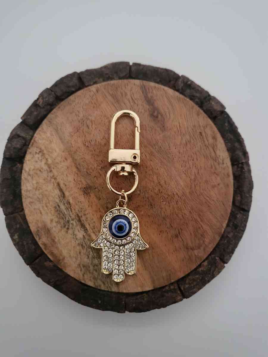 Evil eyes necklace  bracelet  and key ring