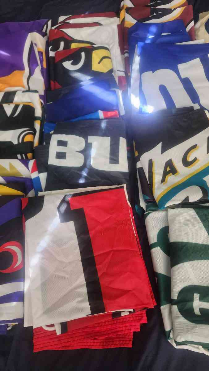 NFL FOOTBALL FANS OUTDOOR INDOOR FLAGS 3 X 5