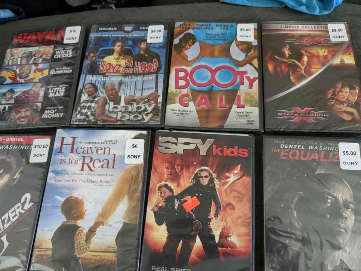 DVDs for sale