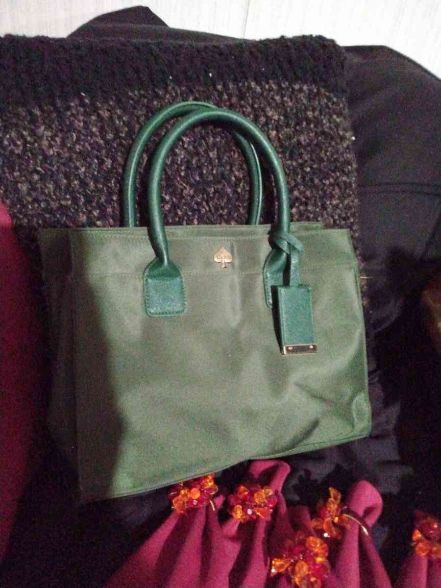 LOULU GREEN HANDBAG