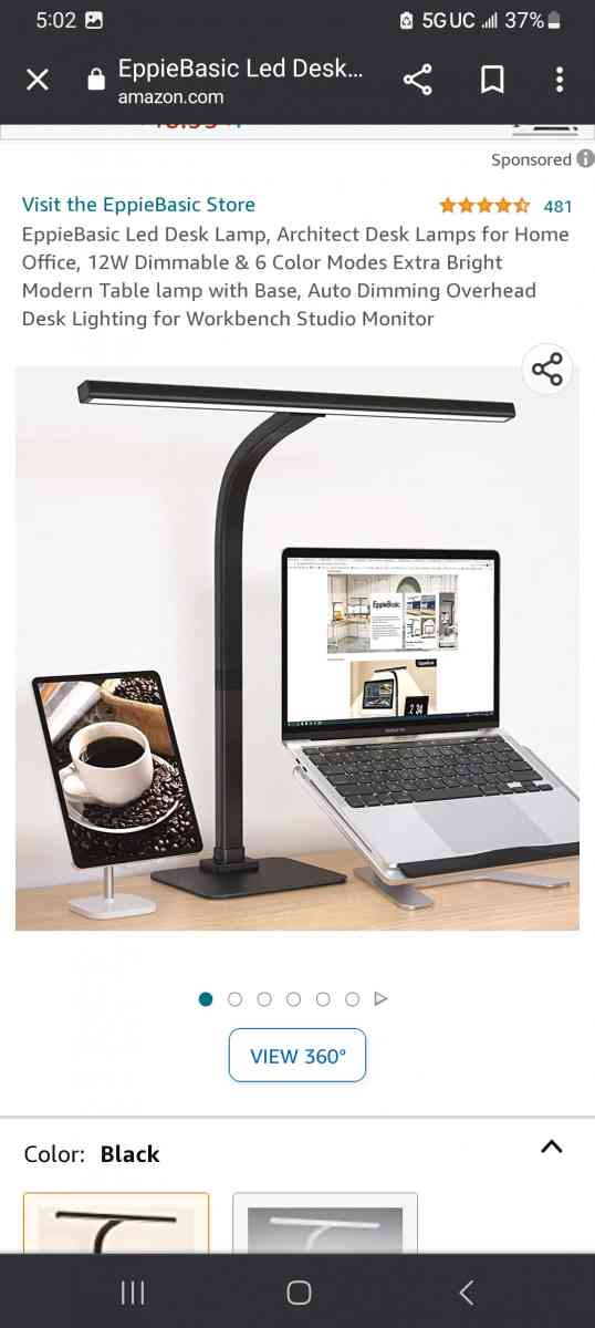 champagne table desk LED Lamp or light