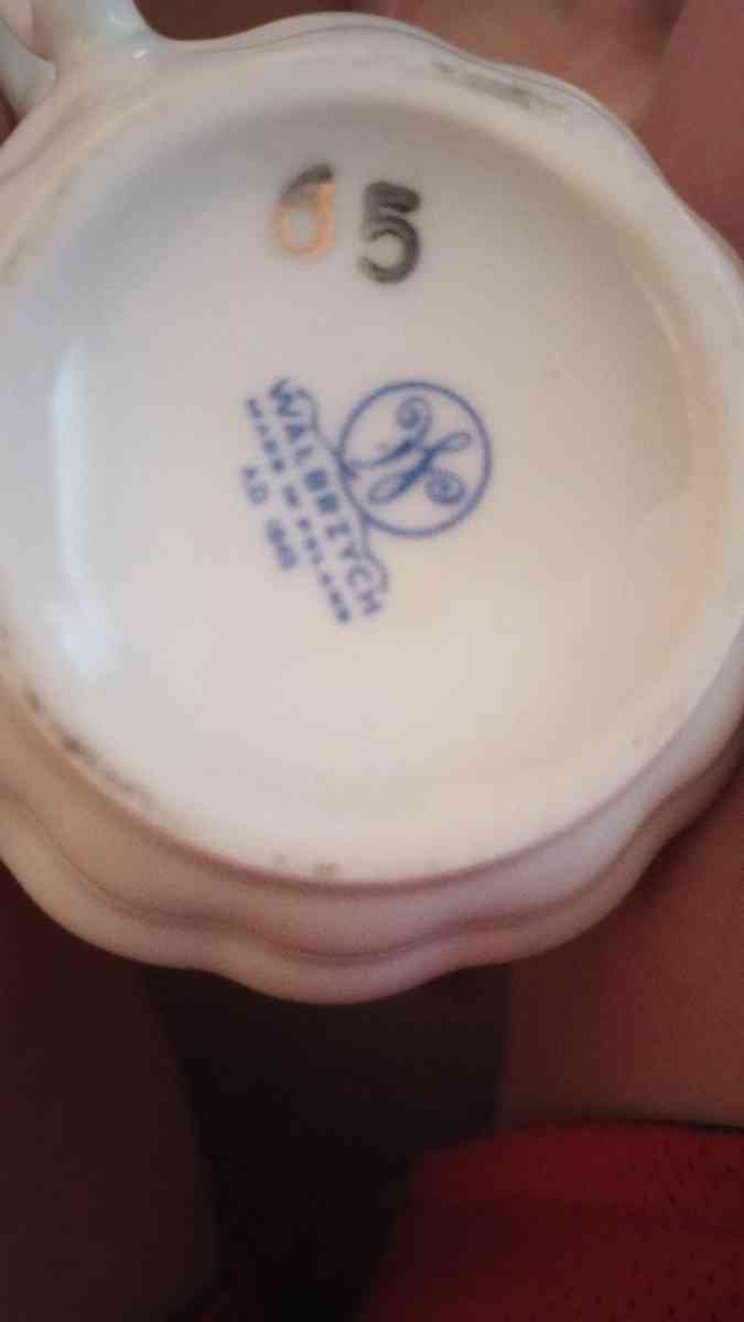 Vintage WALBRZYCH made in Poland dishes AD 1845