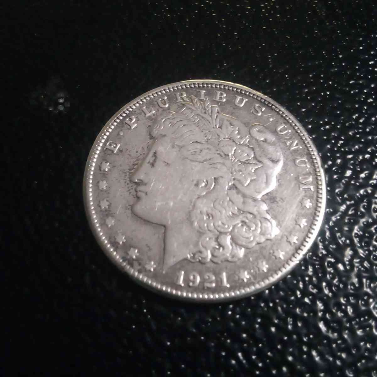 1921 S Silver Morgan XF