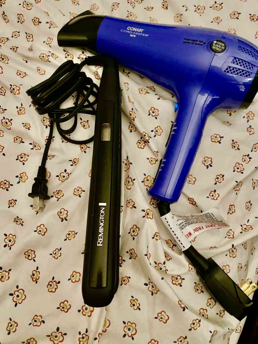 Hair blower flat iron