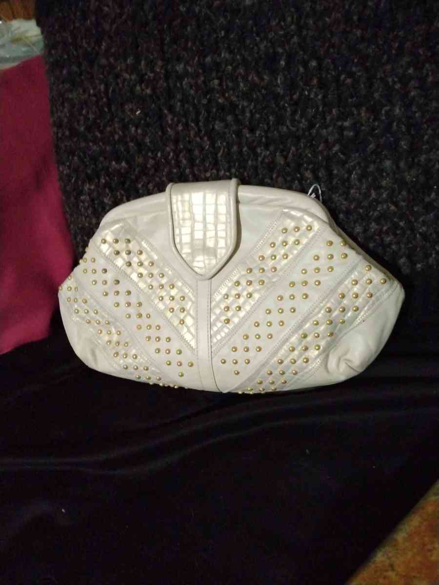 VINTAGE PARK AVENUE LEATHER CLUTCH CROSSBODY