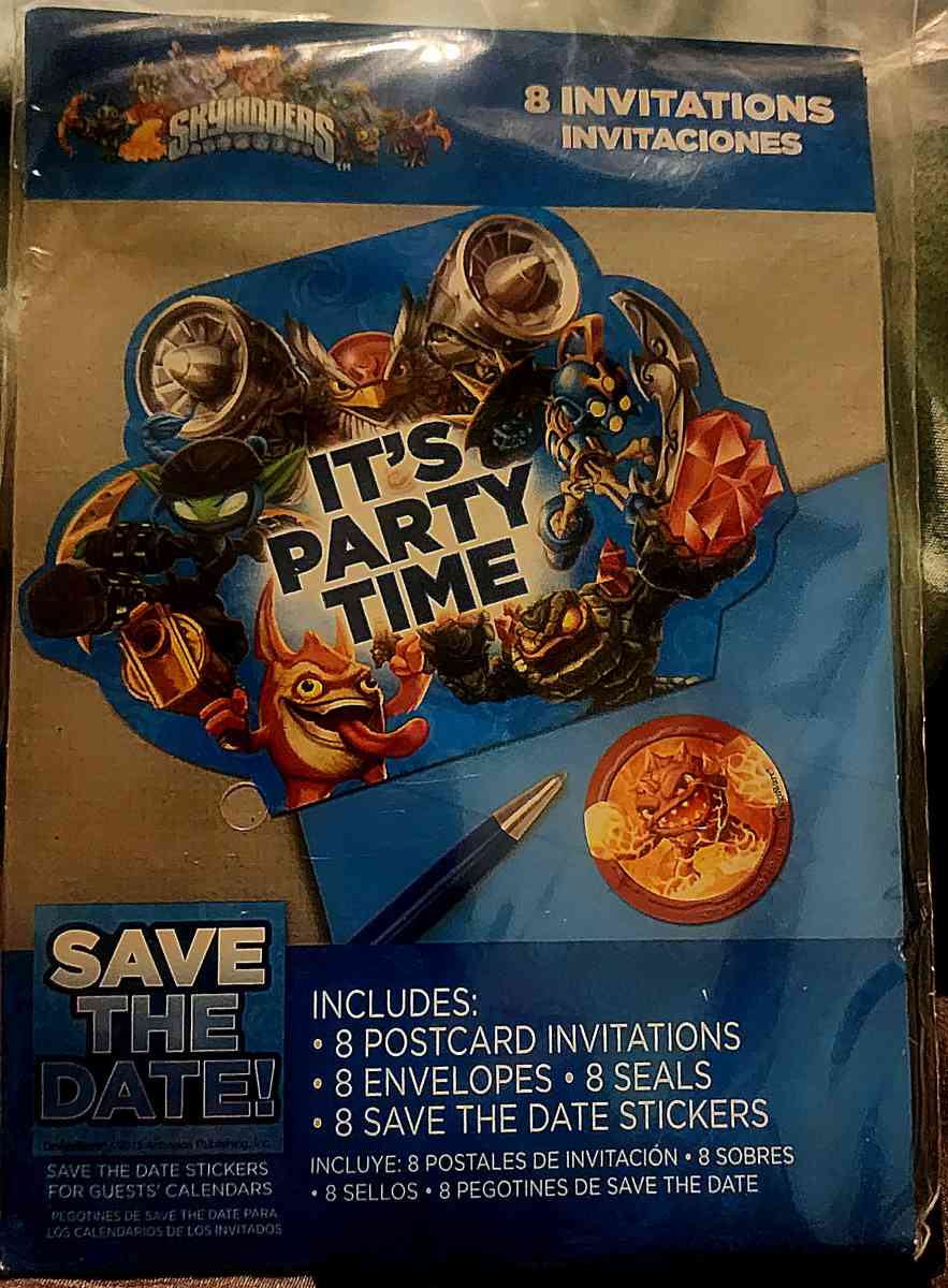Skylander Kid Party Set Read Description