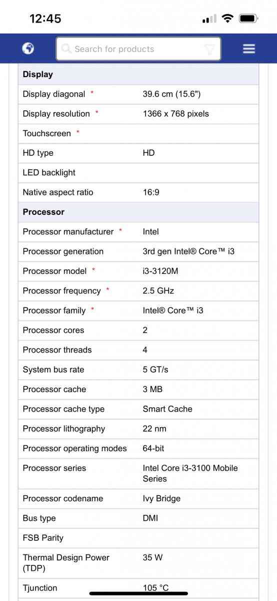 Toshiba C55C5 i3 intel laptop barely used in box