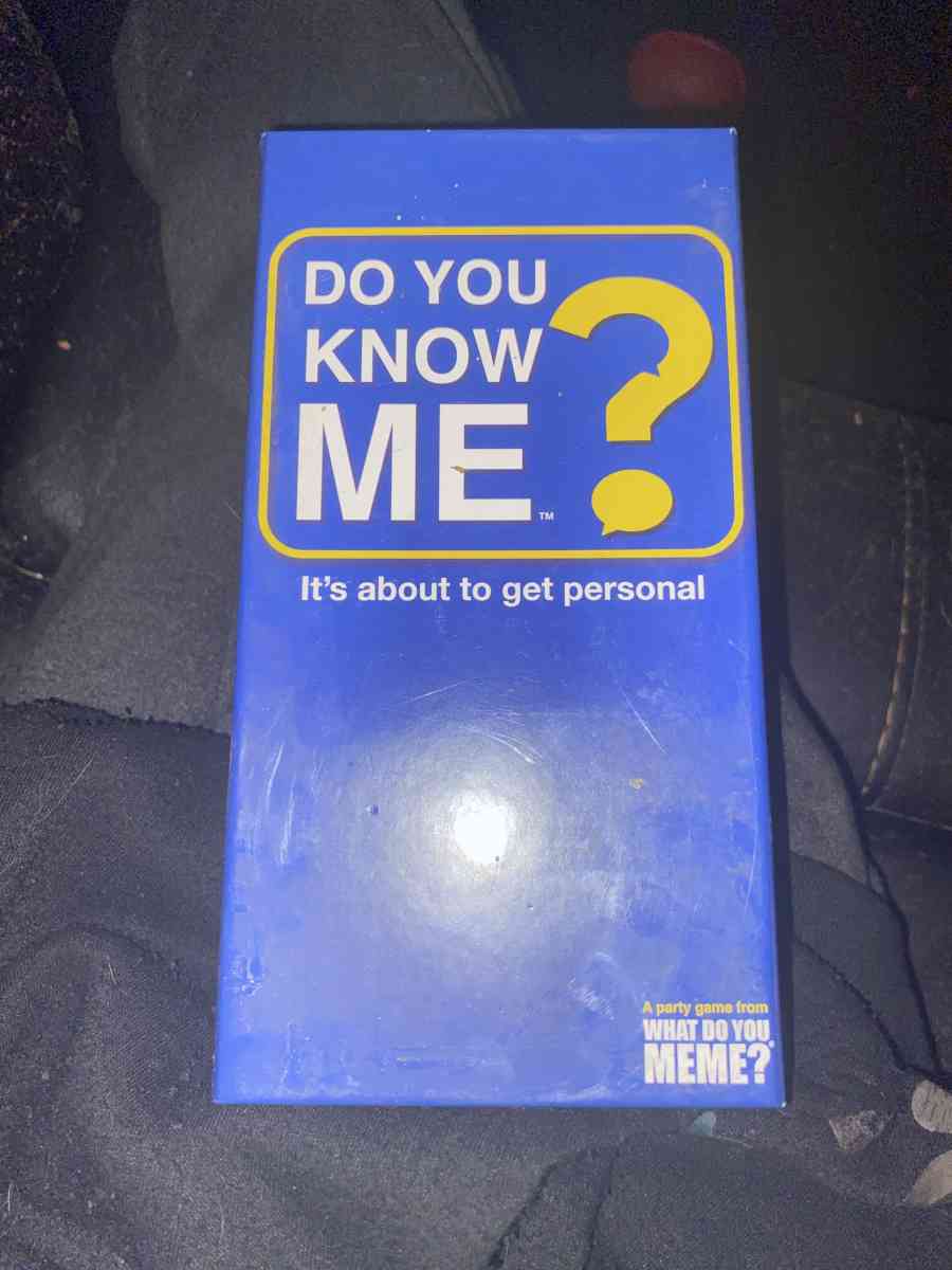 do you know me game from what do you meme