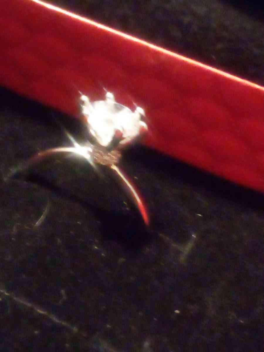 D 2ct 925 sterling silver vintage wedding ring for women