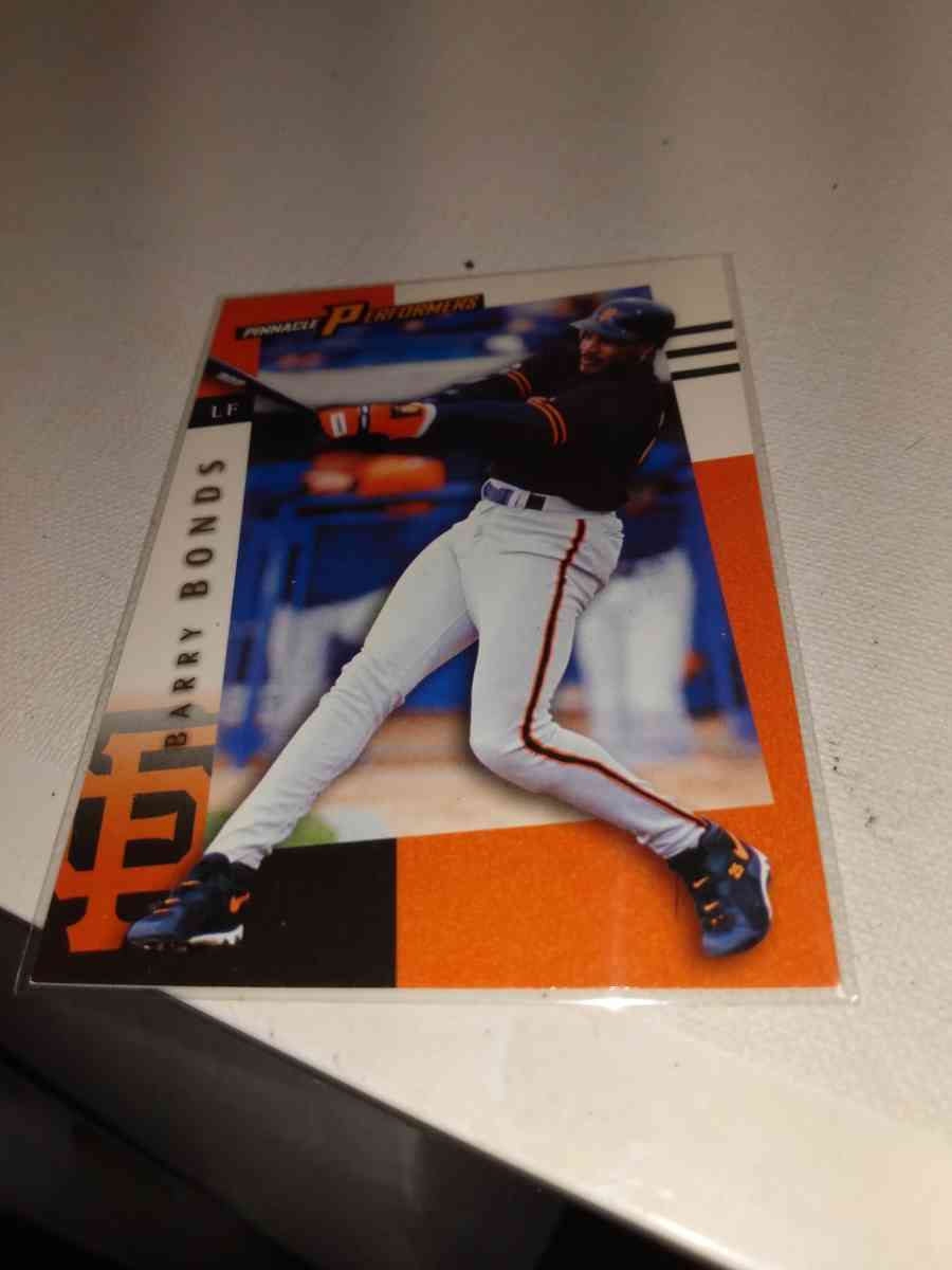 1996 Pinnacle performer Barry bonds