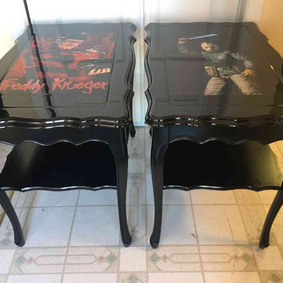 Freddy and Jason tables