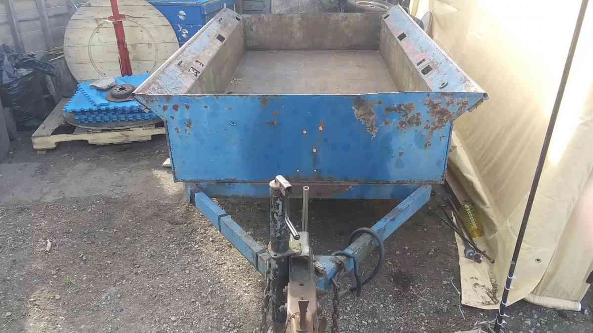 homemade steel trailer