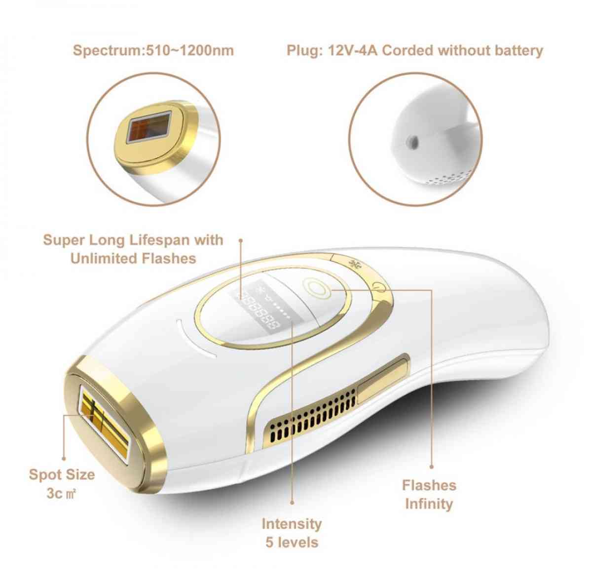 IPL Hair Removal Laser Permanent 4 in 1free shipping pick up