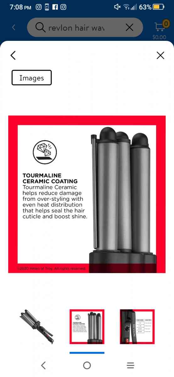 REVLON 3 Barrel  Hair Waver