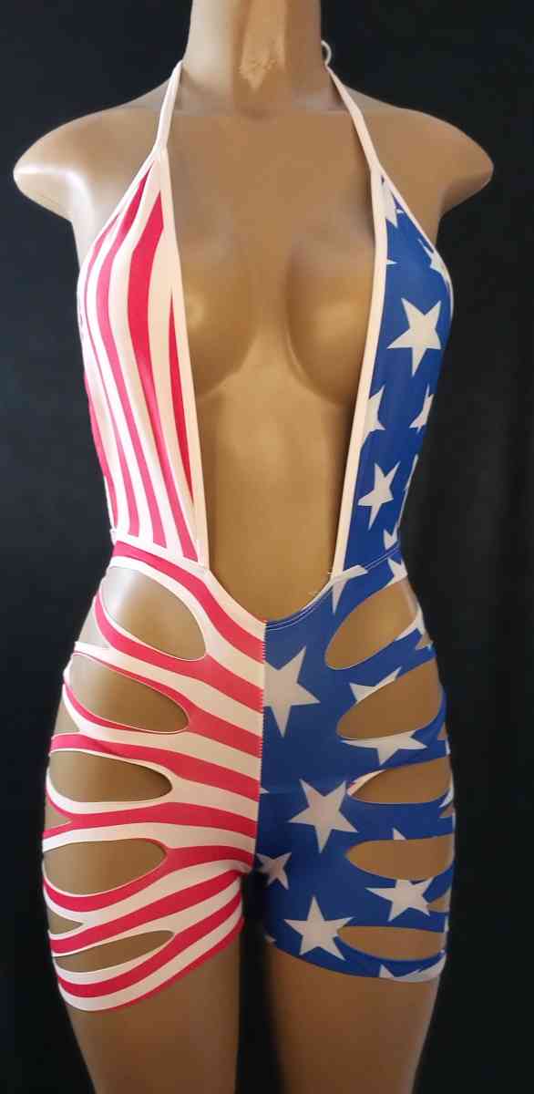 Custom Made 4th of July Bodysuit