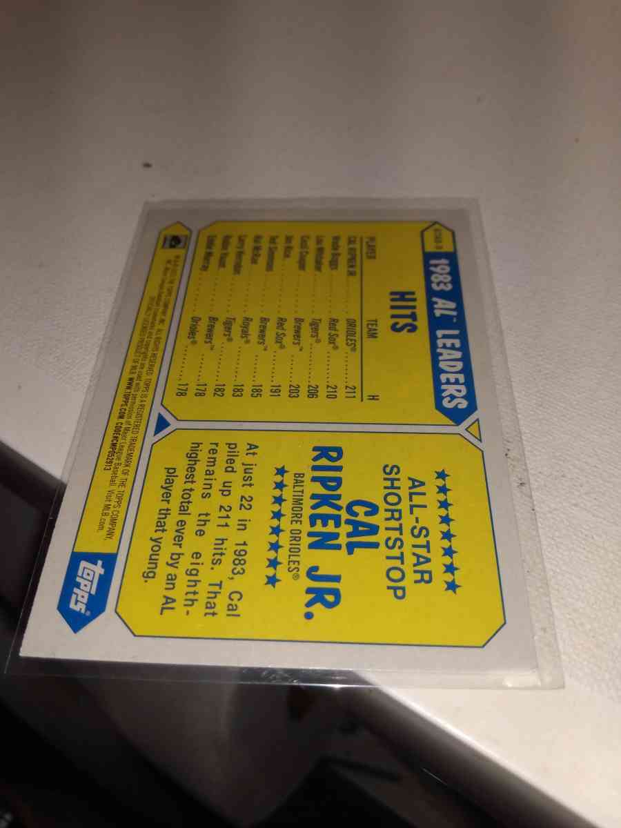 2022 Cal ripken Jr 35th anniversary card