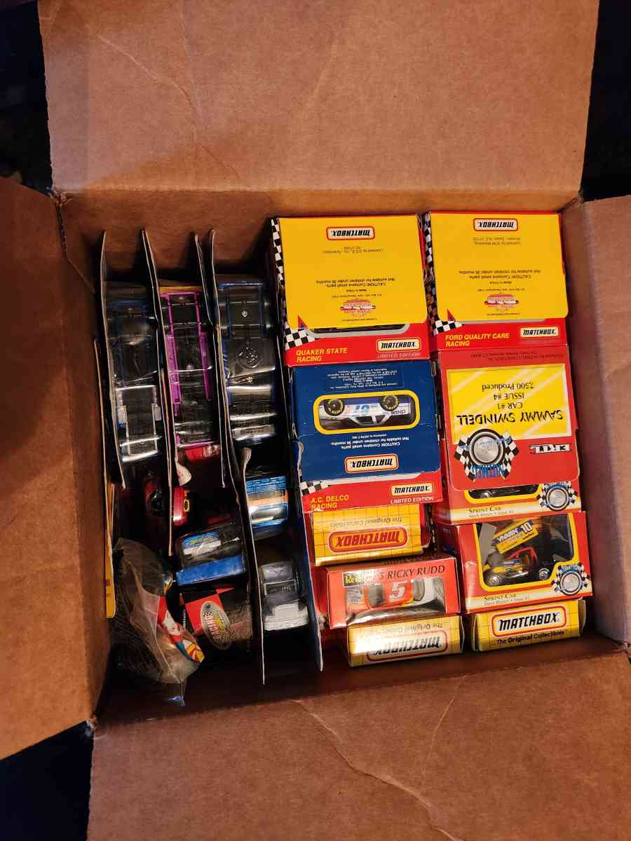 matchbox cars hot wheels and tractor trailers