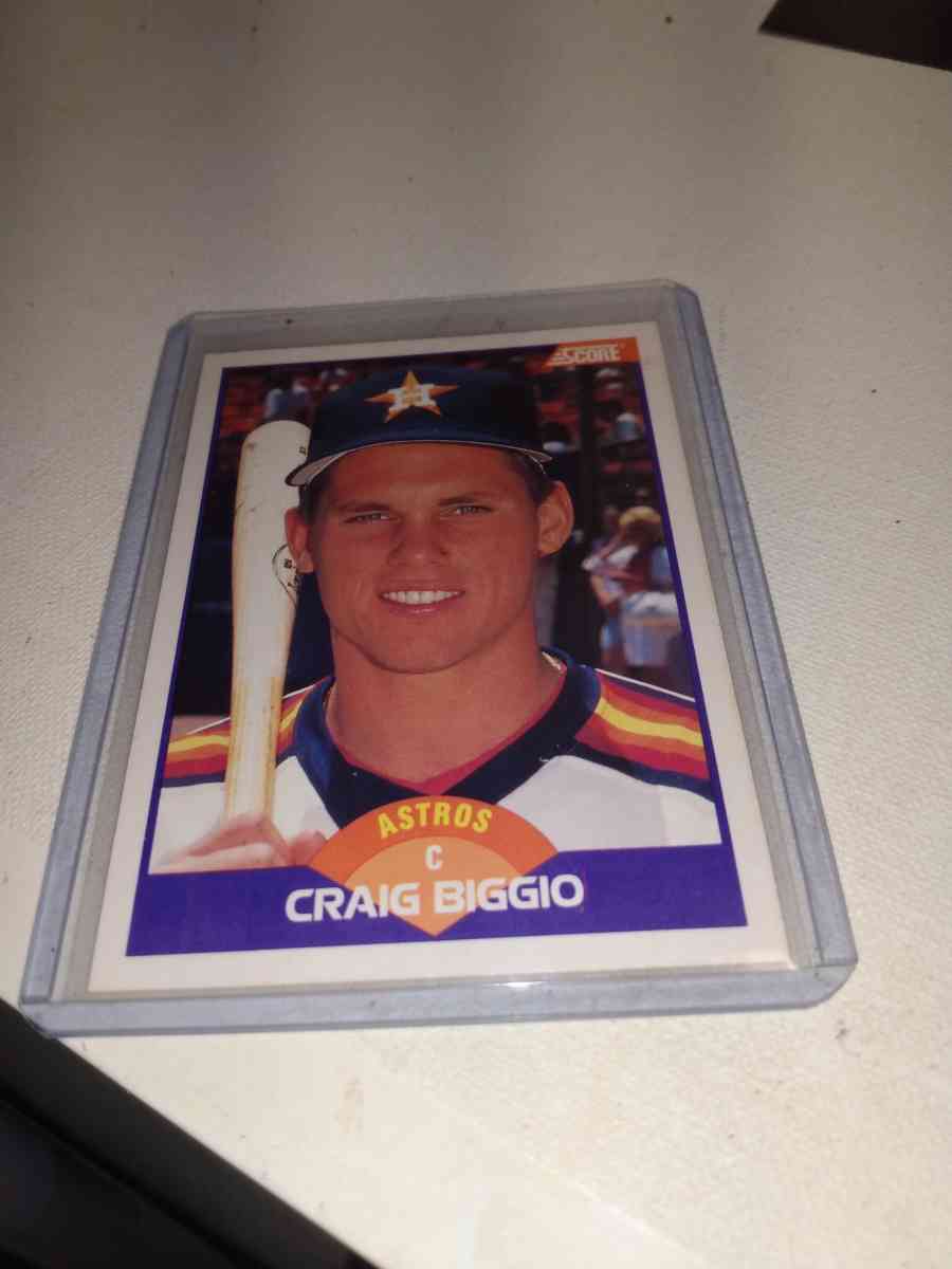 1990 score Craig biggio rookie card
