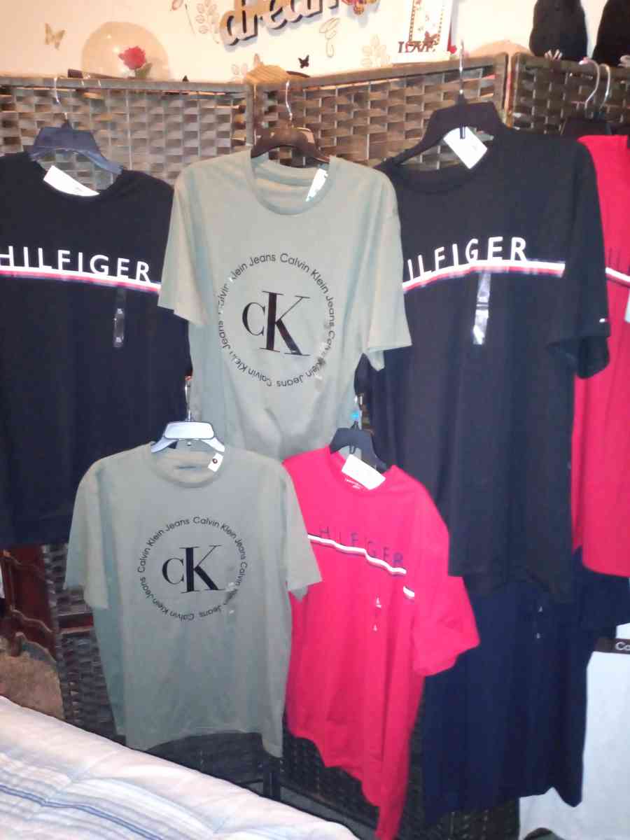 men brand new from your figure and Calvin Klein tshirts