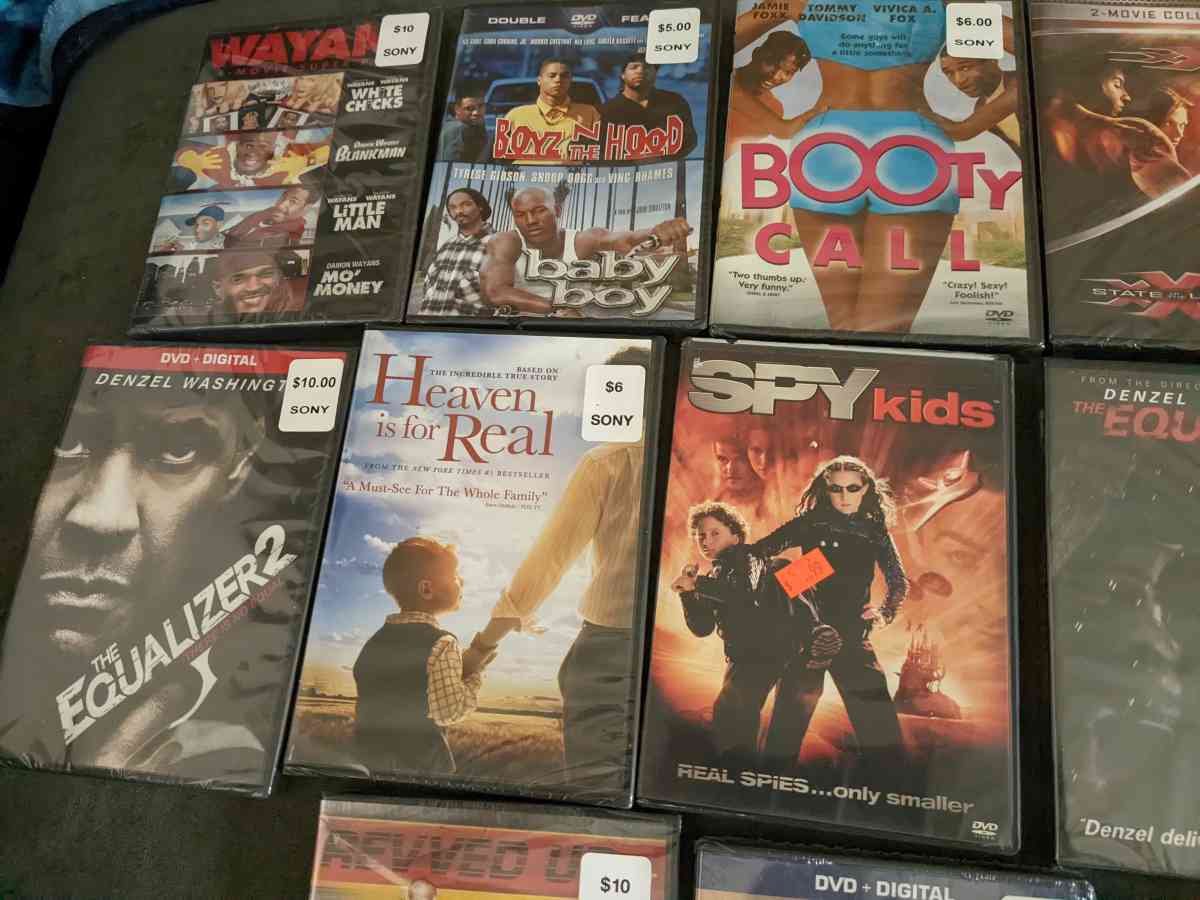 DVDs for sale