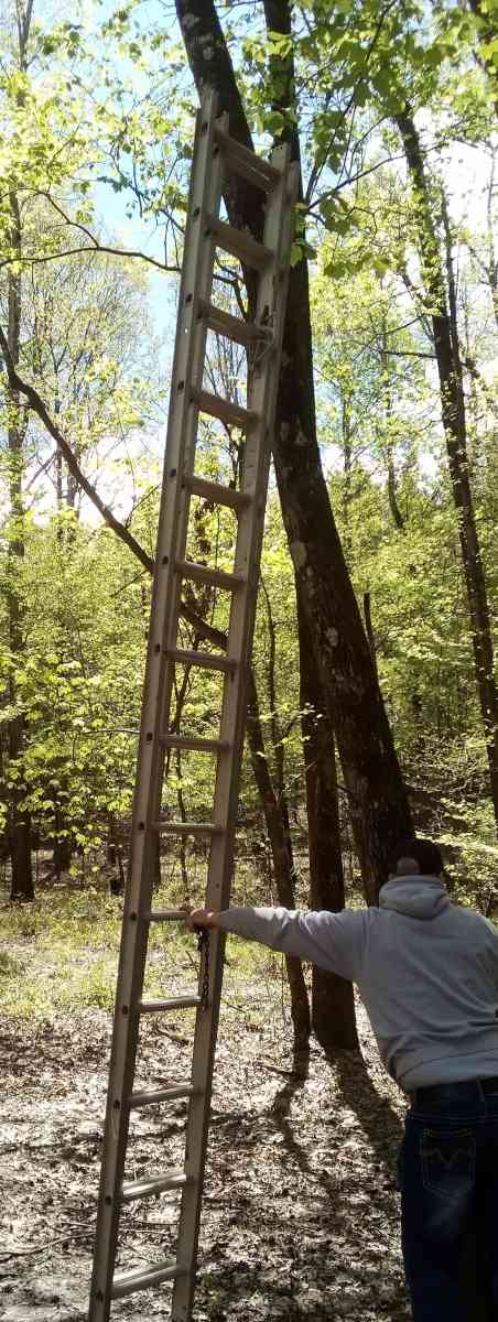 30ft aluminum extension ladder
