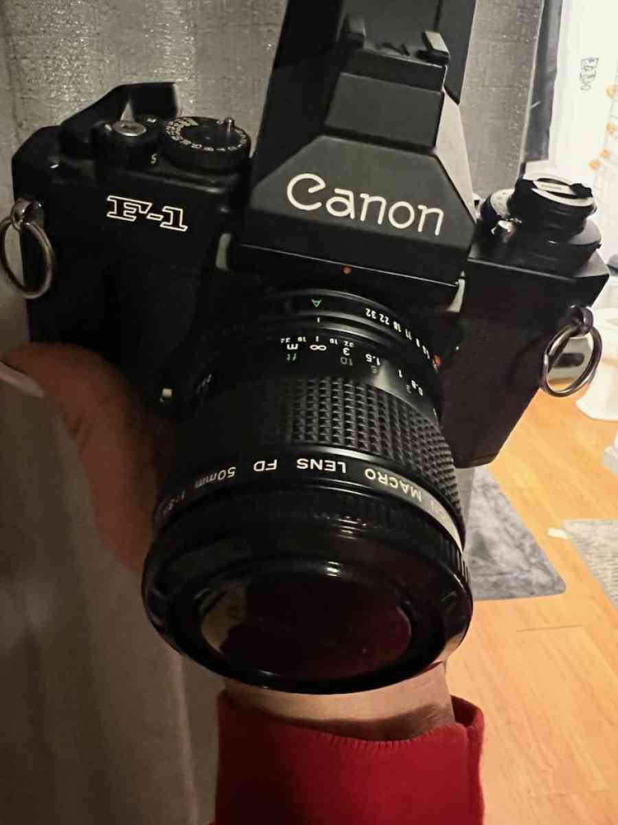 Variety of cameras and lenses