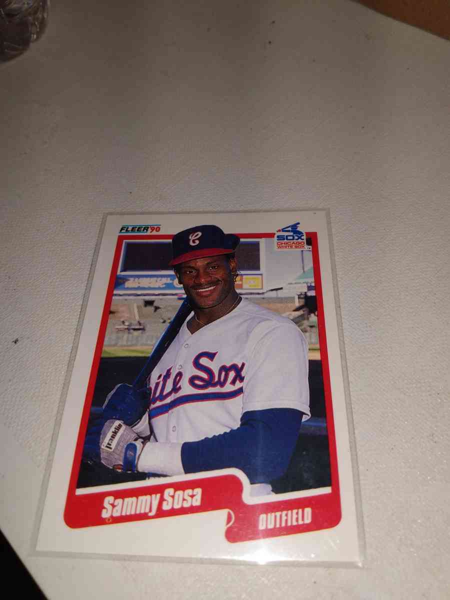 1990 Fleer Sammy Sosa rookie card