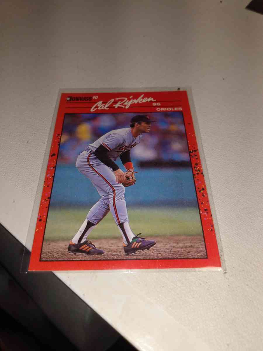 donruss 1990 Cal ripken Jr error card
