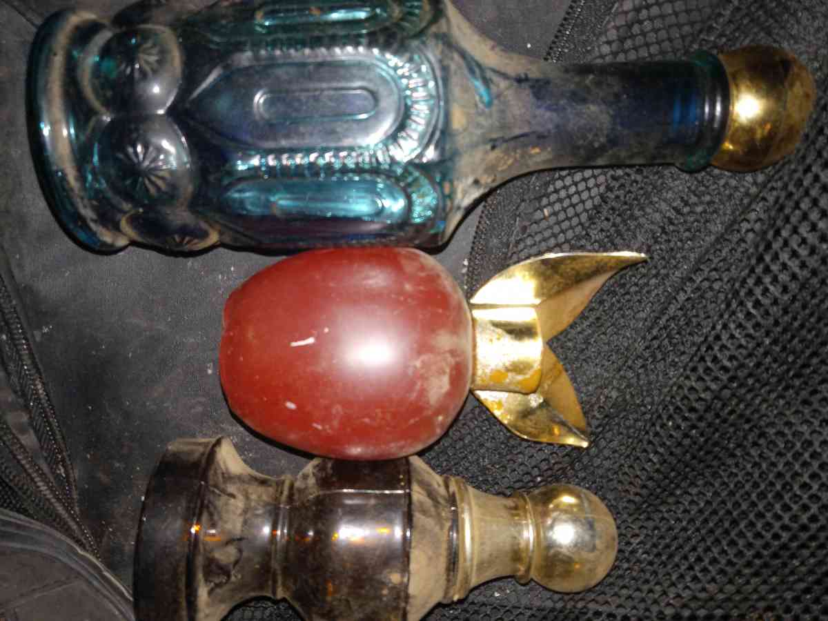 3 vintage avon bottles of perfume