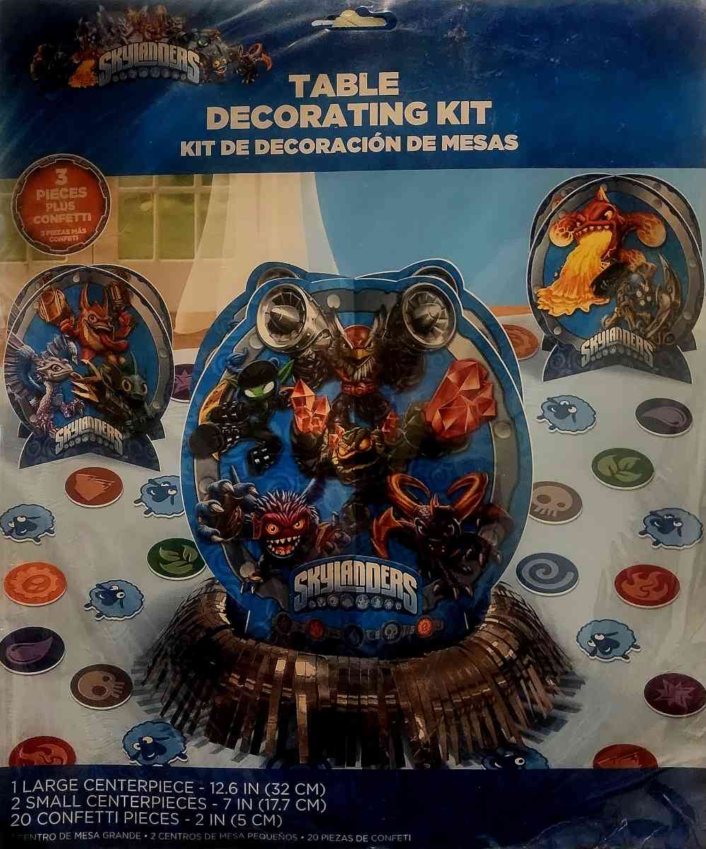 Skylander Kid Party Set Read Description