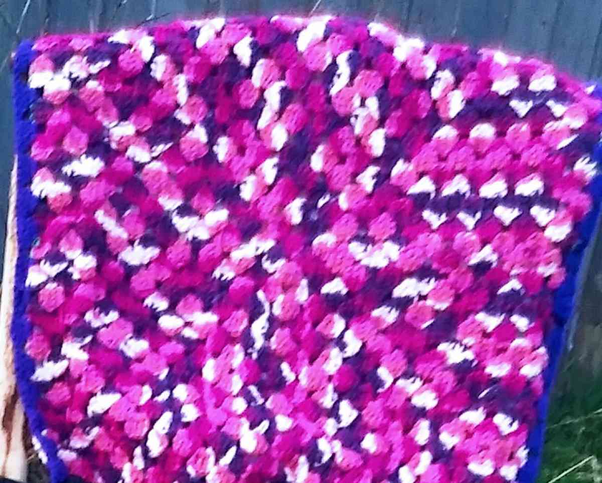 Large Crochetted Pillow Case Crochetted