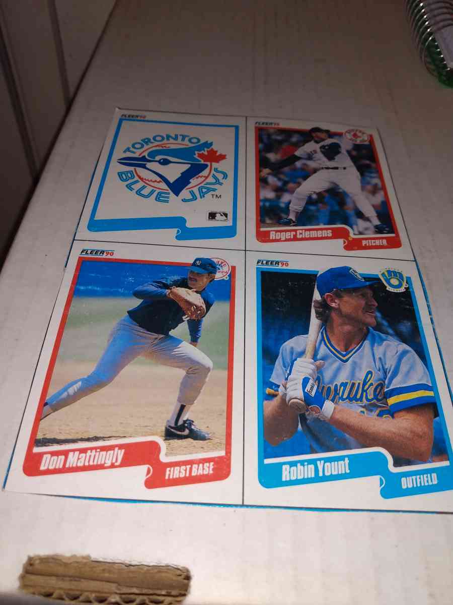 1990 Fleer bottom of the box