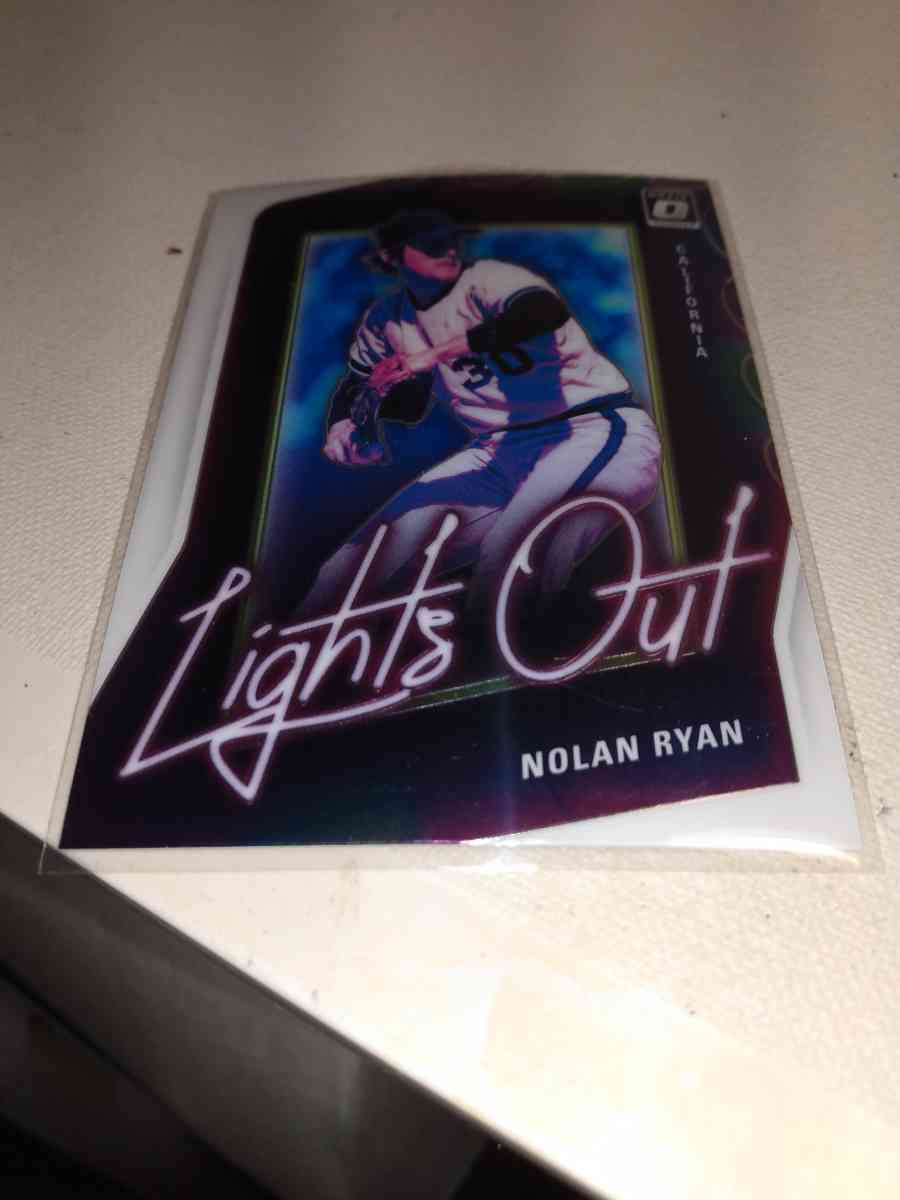 2021 panini lights out Nolan Ryan