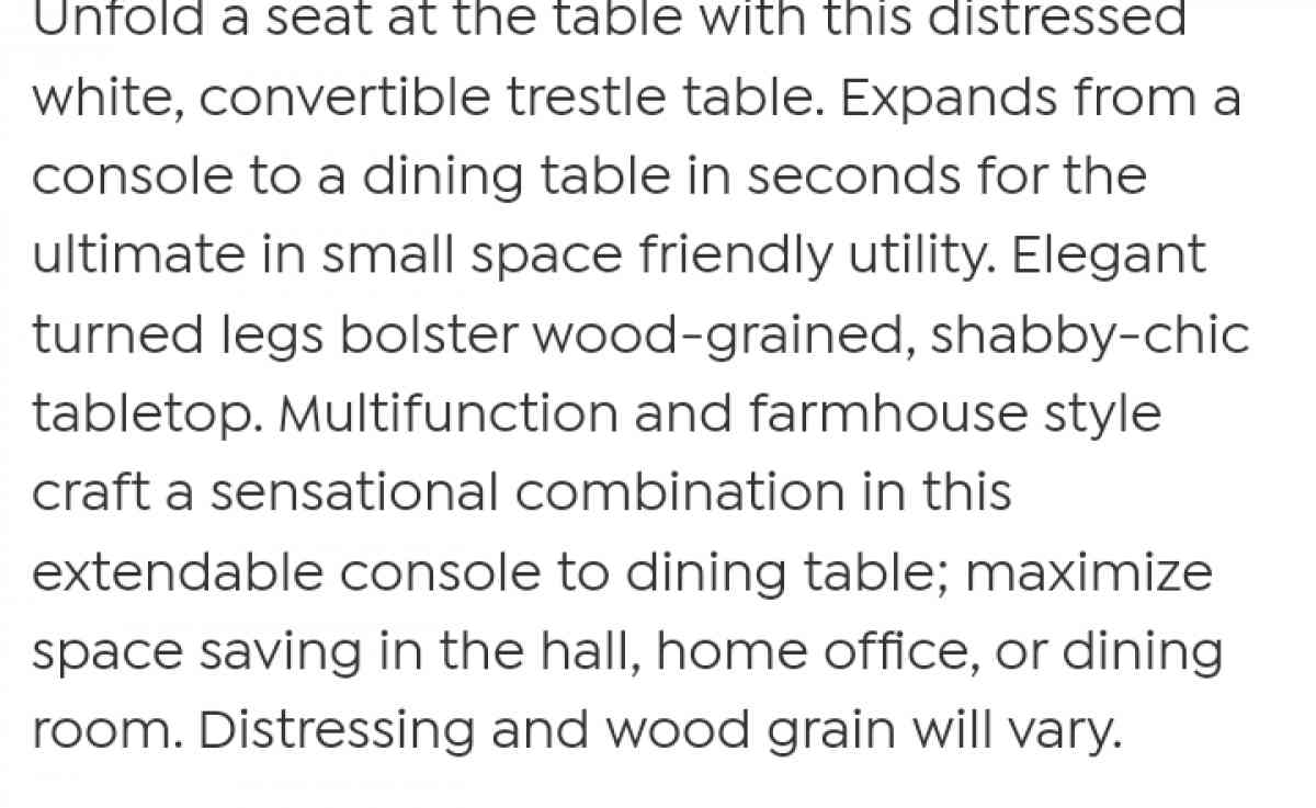 farm house table