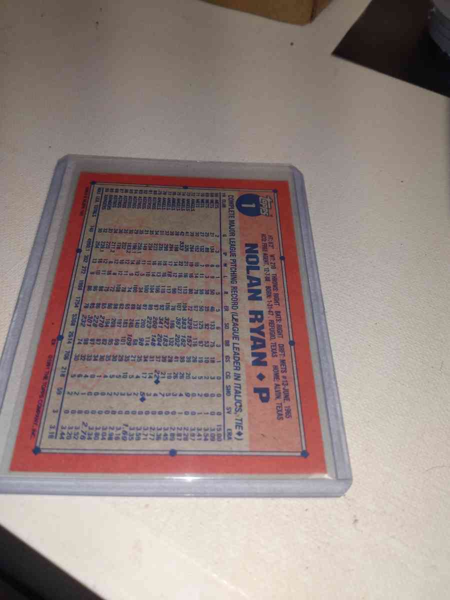 Topps 1991 Nolan Ryan