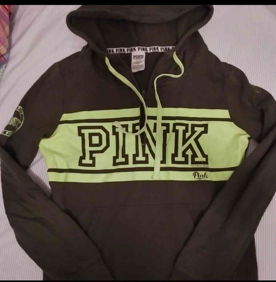 Victoria Secret Pink half zip hoodie