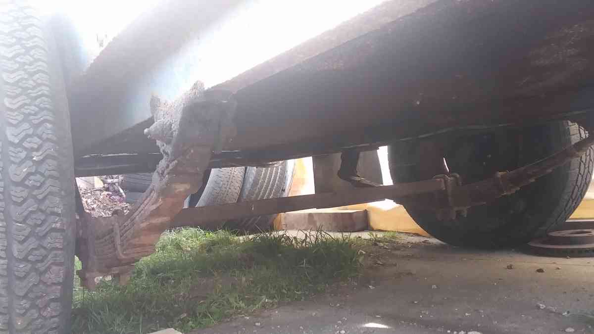 homemade steel trailer