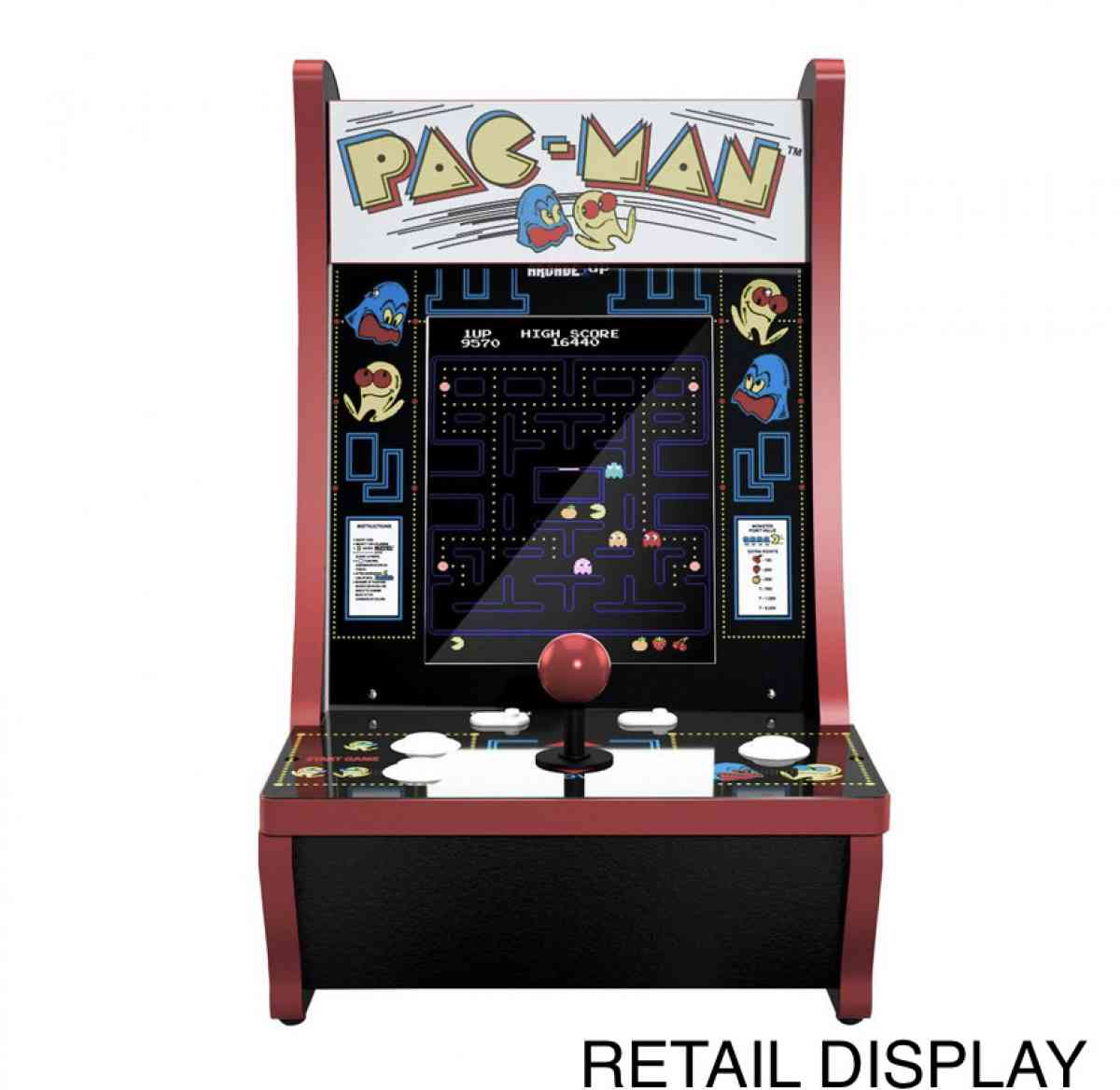 Arcade1Up Pacman Personal Arcade Game Countercade