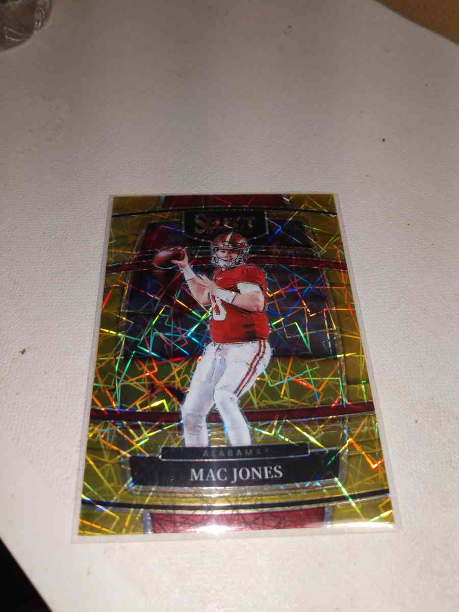 2022 Panini select Mac Jones rookie card