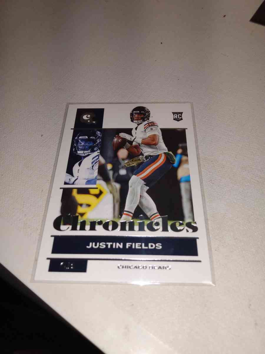 2021 chronicle panini rookie card Justin fields